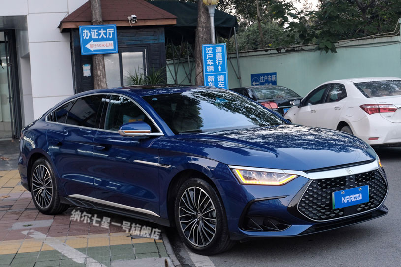 納爾PPF隱形車(chē)衣-比亞迪漢裝貼納爾漆面膜案例賞析